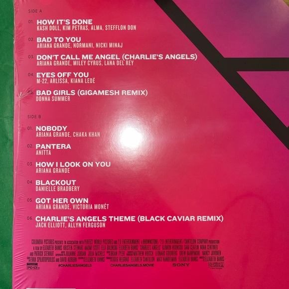 Charlie’s Angels - Motion Picture Soundtrack 12” UO Purple Vinyl - Picture 5 of 7